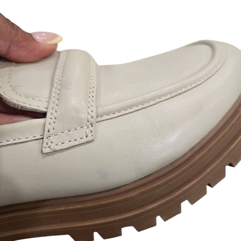 Madewell Bradley Lugsole Loafers Women's 10.5 Harvest Moon Leather Slip On - Picture 7 of 10
